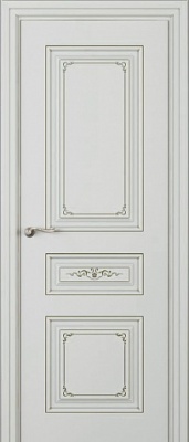 Межкомнатная дверь Аура ЛЧ53 Эмаль, RAL 7035 , 600/700/800/900*2000 мм.